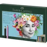 Faber-Castell Polychromos & Pitt Graphite Matt Malset farbsortiert, 23 St.