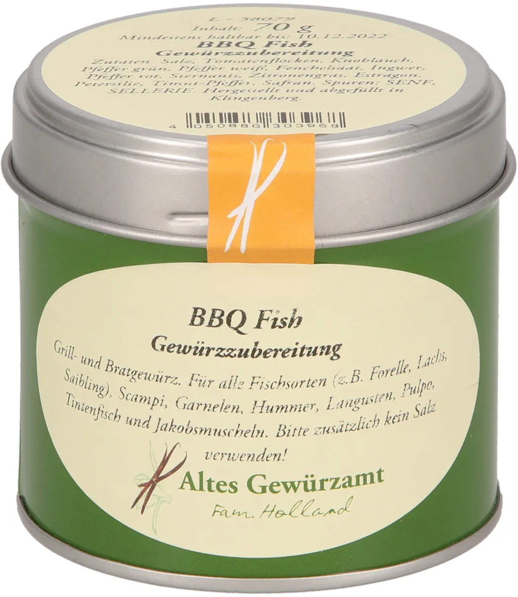 Altes Gewürzamt BBQ Fish Gewürz 30396