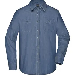 Jeans-Hemd "JN629" - XXL - light-denim