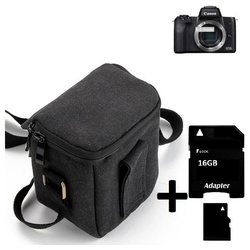 K-S-Trade Kameratasche für Canon EOS M50, Umhängetasche Schulter Tasche Tragetasche Kameratasche Fototasche schwarz