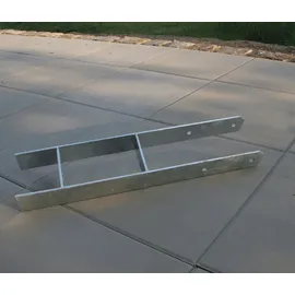 Karibu H-Pfostenanker 60 cm grau