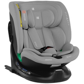 KIKKABOO Kindersitz i-Tour i-Size (40-150 cm) Gruppe 0+/1/2/3, Isofix, drehbar hellgrau