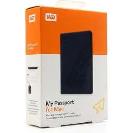 Western Digital My Passport for Mac 2 TB USB 3.2 blau