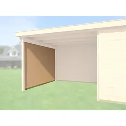 Weka Seitenwand für Anbau Designhaus wekaLine 172, 295 cm anthrazit