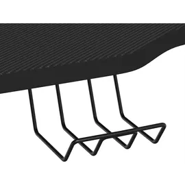 vidaXL Gaming-Schreibtisch K-Gestell Schwarz / Rot