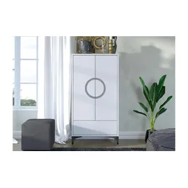Novel Highboard 120 x 114 x 40 cm Weiß