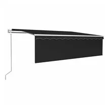 vidaXL Markise 5 x 3 m grau