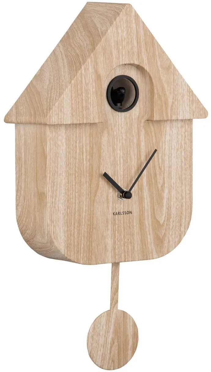 KARLSSON Wall Clock Modern CUCKOO - B/H/T ca. 21,50x41,00x8,50