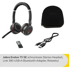 JABRA Evolve 75 SE Stereo USB-A inkl. Link 380