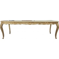 Casa Padrino Barock Esstisch Gold 250 cm - Esszimmer Tisch - Sondermodell
