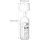 Relaxdays Weinflasche Glas, XL Weinglas mit Spruch, Fun Geschenk für Weinliebhaber, Weinflaschenglas 750 ml, transparent