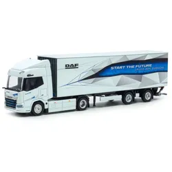 DAF XD Elektric truck with trailer start the future weiß Modell von  1:87
