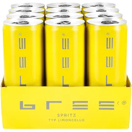 BREE Spritz Limoncello | erfrischender Aperitif mit fruchtig frischer Zitrusnote |12 x 0,25l