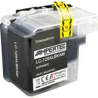 Ampertec Kompatible Tinte ersetzt Brother LC-129XLBK schwarz