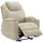 M MCombo Relaxsessel 7061 Beig-Stoff 92 x 109 x 97 cm Beige elektrisch mit Massagefunktion