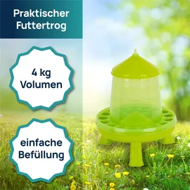 Gaun Zubehör für Geflügelkäfig, 4 kg, mit Beinen
