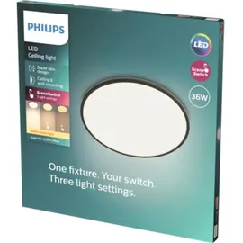 Philips CL550 1x36 W rund schwarz