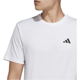 Adidas Herren Train Essentials Training Tee, White/Black, M