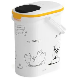 Curver Tierfutterbehälter Dinner is Served Hund 10 L