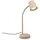 Briloner - Schreibtischlampe mit Kabelschalter, schwenkbar, GU10, max. 9W, Tischlampe, Lampe, Nachttischlampe, Tischleuchte, Deko, Bürolampe, Leselampe Bett, Leselicht, 13x38,5 cm, Beige