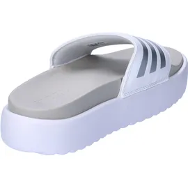 adidas Adilette Platform Badesandalen Cloud White / Zero Met / Grey One 40 2/3