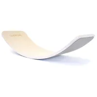 Wobbel Balanceboard transparent lackiert Mouse grau yogaboard