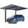Ximax Carport Wing 2,76 x 5,31 m silber