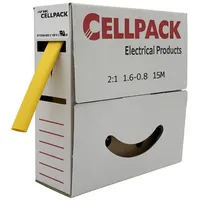 Cellpack Schrumpfschlauch-Abrollbox SB/1.6-0.8/gelb/15m