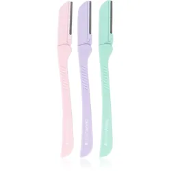 Brushworks Precision Eyebrow Razor Pastel Rasierer für die Augenbrauen
