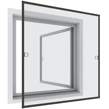 Rhino Screen Insektenschutz Fenster 100 x 120 cm Anthrazit
