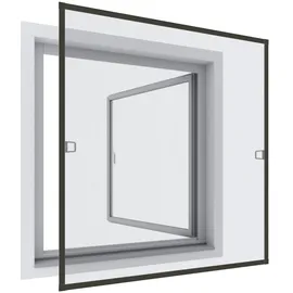 Rhino Screen Insektenschutz Fenster 100 x 120 cm Anthrazit