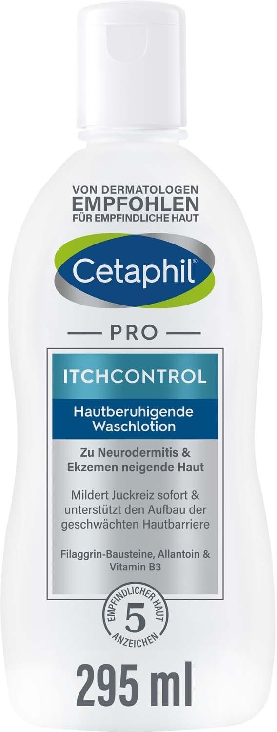 Cetaphil PRO ItchControl Hautberuhigende Waschlotion für trockene, juckende Haut