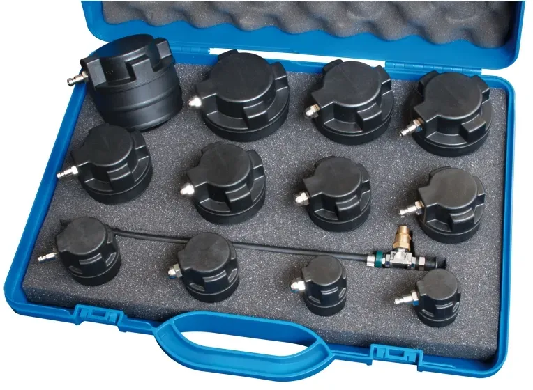 SWSTAHL Adaptersatz, Turbolader-Ladeluft-System Prüfung Turbosystem-Abdrückerset 26200l