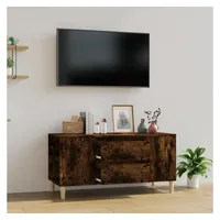 Furnicato TV-Schrank Räuchereiche 102x44,5x50 cm Holzwerkstoff