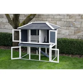 Kerbl Kaninchenstall Villa 118 x 68 x 118 cm grau
