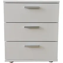 Hti-Living Nachtschrank Nina 45 x 38 x 53 cm Beige/Weiß