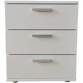 Hti-Living Nachtschrank Nina 45 x 38 x 53 cm Beige/Weiß