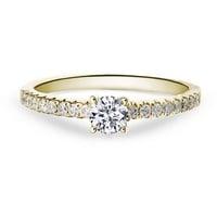 Adam & Eve Verlobungsring Verlobungsring Brillantring 585/- Gelbgold 0,25 ct. goldfarben 48