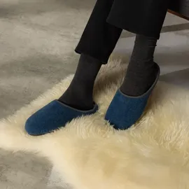 Pantoffelmann Pantoffeln Blau 38