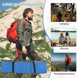 Costway Kuppelzelt 2-3 Personen Blau/Grün