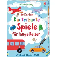 Usborne Verlag Kunterbunte Spiele für lange Reisen