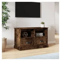 Furnicato TV-Schrank Räuchereiche 80x35x50 cm Holzwerkstoff