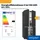 Exquisit EMD470-170-200E Multi Door (466 l, 1930 mm hoch, Inox grau)