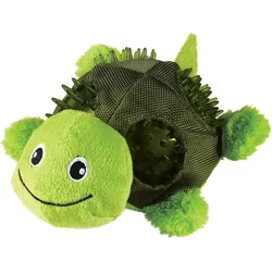 KONG Shells Schildkröte, Large, 27 x 23cm, grün, Hundespielzeug