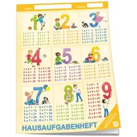 trotsch TRÖTSCH - Hausaufgabenheft Grundschule 1x1: Schulplaner Hausaufgabenheft Timer Terminkalender