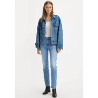 Levi's 724 High Rise Straight MED Indigo - Worn
