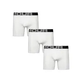 Under Armour Charged Boxer 6in white S 3er Pack