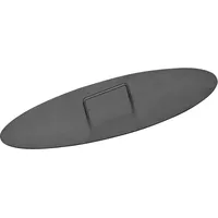 BBQ-Toro Feuerschalen Deckel für Ø 70 cm Feuerschalen | Schwarz | Abdeckung für Feuerschale | Abdeckplatte mit Griff, Feuerschalen-Deckel, Deckel für Feuerschalen