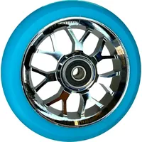 Fantic26 Spy7 Stunt-Scooter Rolle 110mm Abec11 Chrom/Pu Türkis