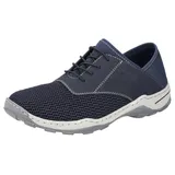 RIEKER Sneaker Loafer, Slipper, Freizeitschuh mit sportlicher Laufsohle, blau